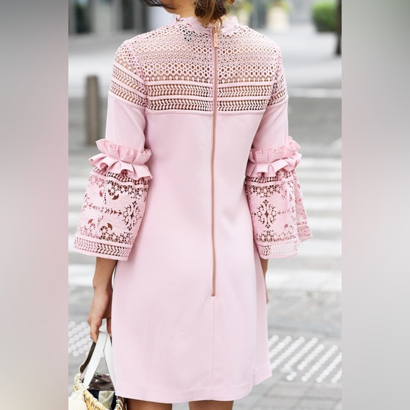 💖 Ted Baker blush pink dress Size 2 (US 4-6) - Picture 3 of 17